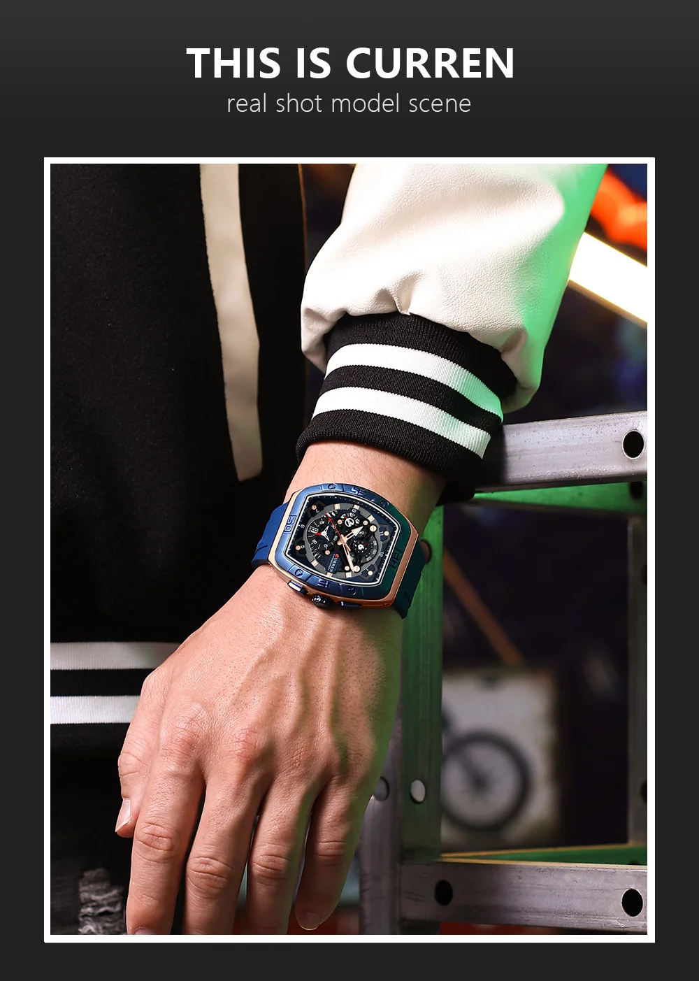 The Ultimate in Men's Luxury Timepieces Curren 8443 New Fashion Quartz Watch For Men Luxury Small Three Needle Silicon Strap Square Dial Original