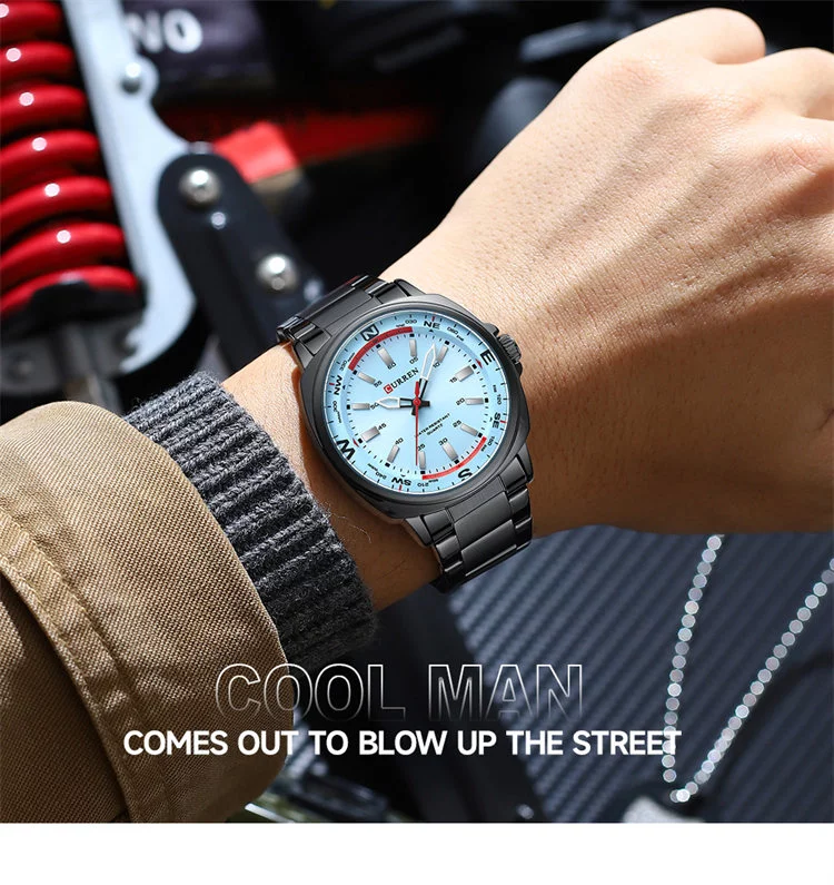 Curren 8455 Multifunctional Men's Sports Watch: Sophistication Meets Durability