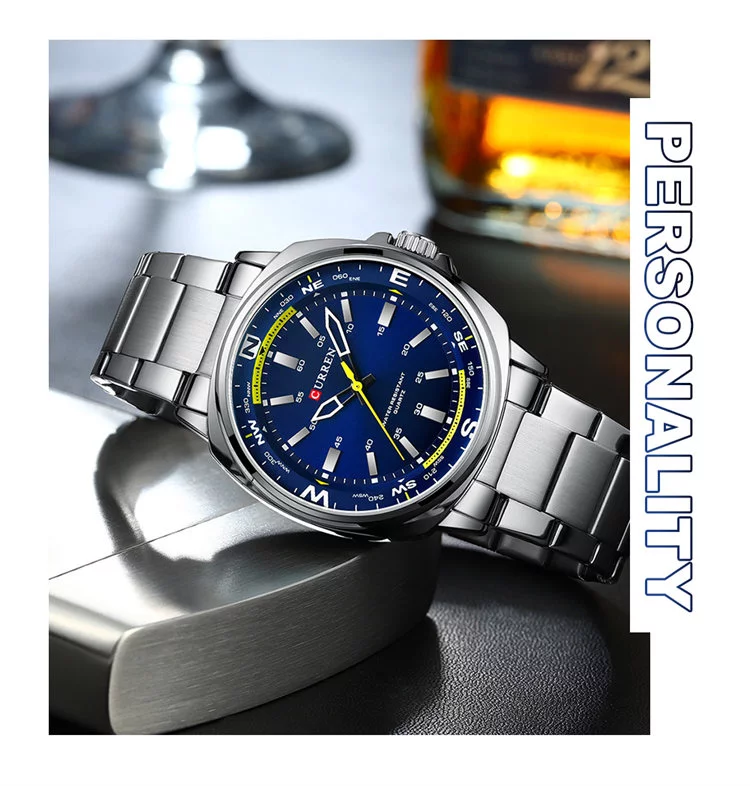 Curren 8455 Multifunctional Men's Sports Watch: Sophistication Meets Durability