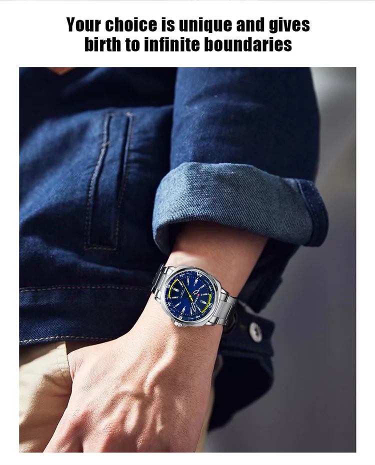 Curren 8455 Multifunctional Men's Sports Watch: Sophistication Meets Durability