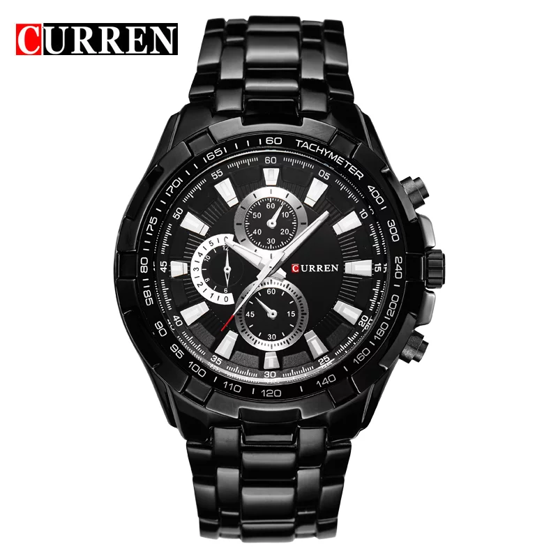 Curren Mens Date Waterproof Quartz Watch Fashion Casual Business 8023