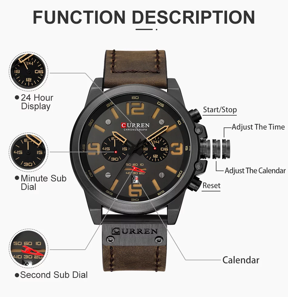 Curren 8314 Men Original Quartz Watch: A Comprehensive Review