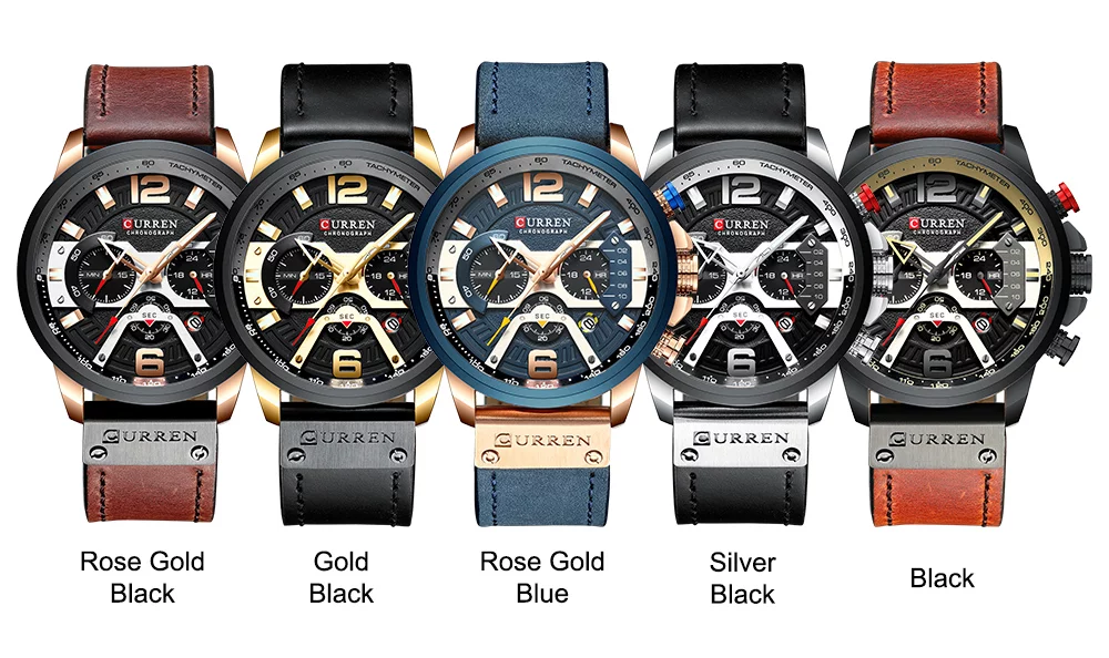 Curren 8329 Watch Men's Casual Business Quartz Wristwatch Hot Sale