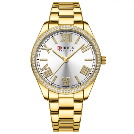 Curren 9088 Women's Watch Steel Mesh Classic Simple Ladies Quartz Wristwatch Casual Ladies Watch Fashion Watch