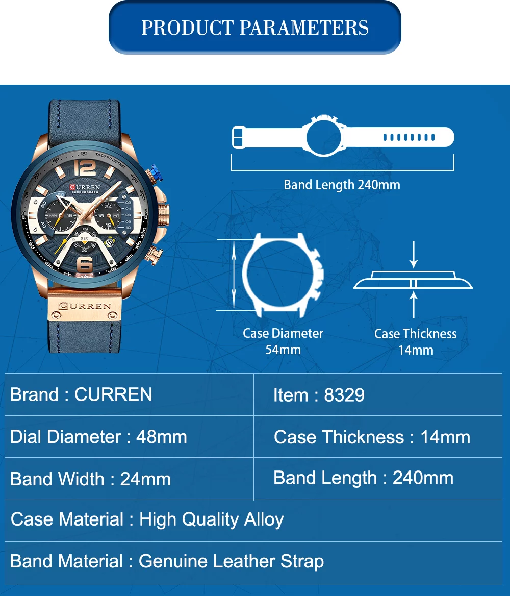 Hot Sale: CURREN 8329 - Your Ultimate Timepiece