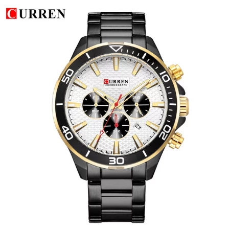 Curren Wristwatches Fashion Casual Japan Quartz Movement Watch Stainless Steel Business Watches Men Wrist Montre Homme 8309
