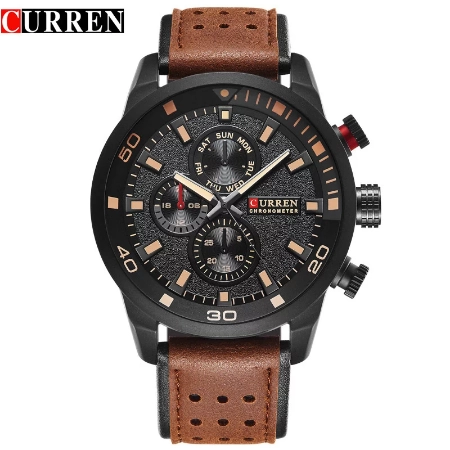 Curren 8250 Fashion Mens Watches Luxury Men Sports Quartz Wrist Watch Man Business Casual Leather Watch Best Seller