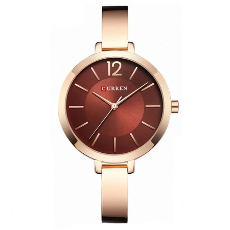 CURREN Women Watches Unique Design Dial Quartz Clock Fashion Women Dress Wristwatch Montre femme Stylish Quartz Ladies Watch 9012