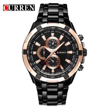 Curren Men’s Date Waterproof Quartz Watch Fashion Casual Business Wholesale Supplier