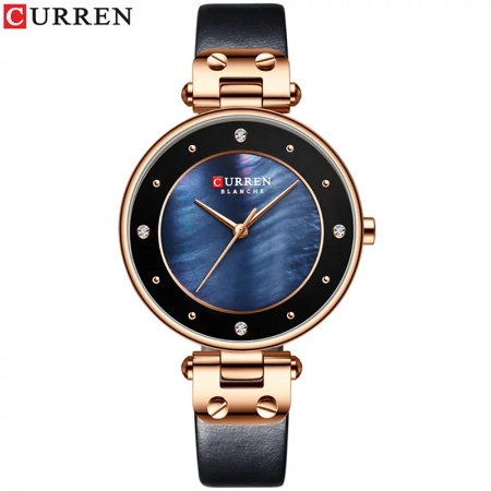 New Products Curren 9056 Female Quartz Watch Luxury Slim Strap Design Used For Ladies Watch