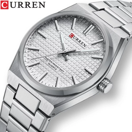 Curren Quartz Sport Men's Watch 8439: Top Brand, Business Waterproof Stainless Steel Quartz Wristwatch