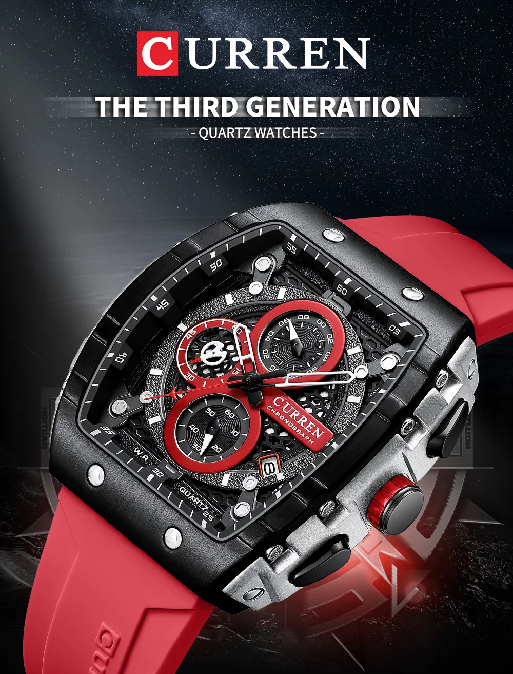 Explore the Latest CURREN Watch 8442: Stylish Design, 3ATM Waterproof, Luminous Hands, and Calendar Feature