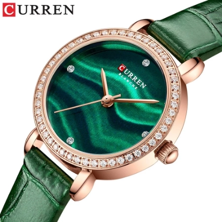 Curren 9083: Vintage Ladies Quartz Watch with Diamond-Adorned Small Dial – A New Addition to Curren Wristwatches for Women