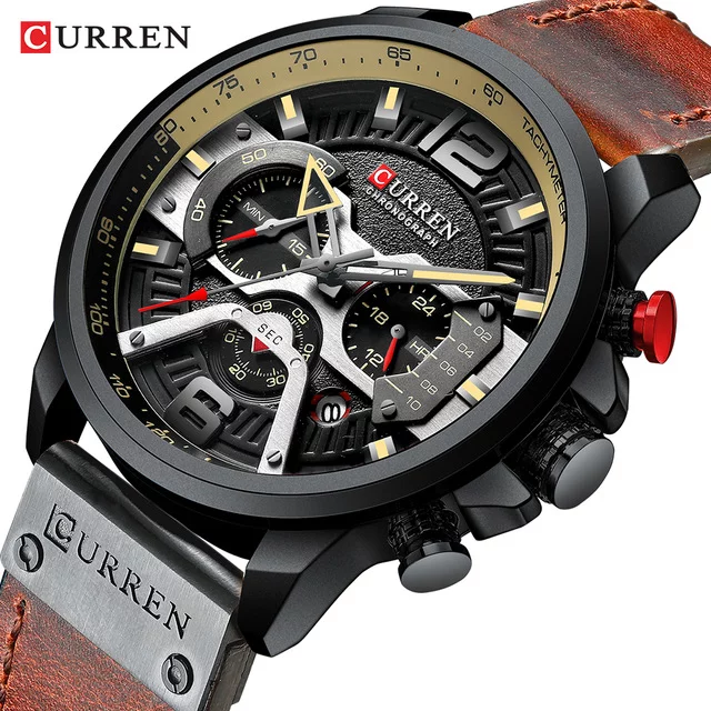 Curren 8329 Watch Mens Casual Business Quartz Wristwatch Hot