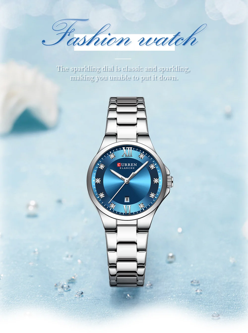 CURREN 9107 Women Watch Elegant Sport Analog Wristwatch Wholesale