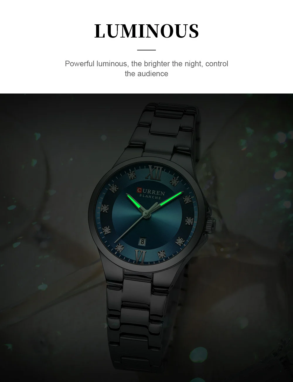 CURREN 9107 Women Watch Elegant Sport Analog Wristwatch Wholesale