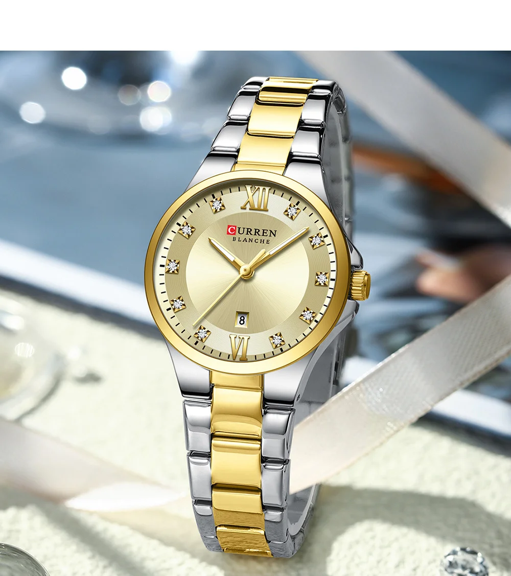 CURREN 9107 Women Watch Elegant Sport Analog Wristwatch Wholesale