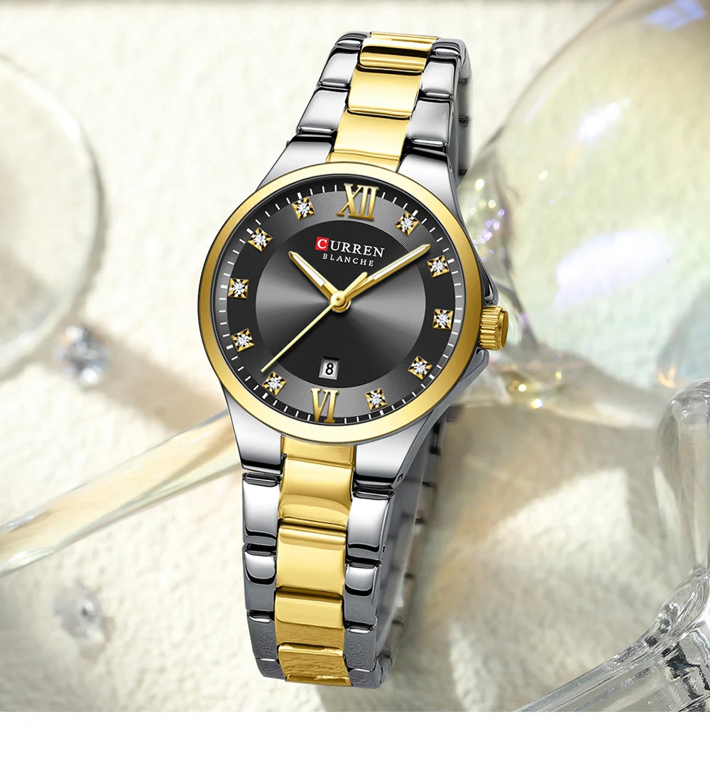 CURREN 9107 Women Watch Elegant Sport Analog Wristwatch Wholesale
