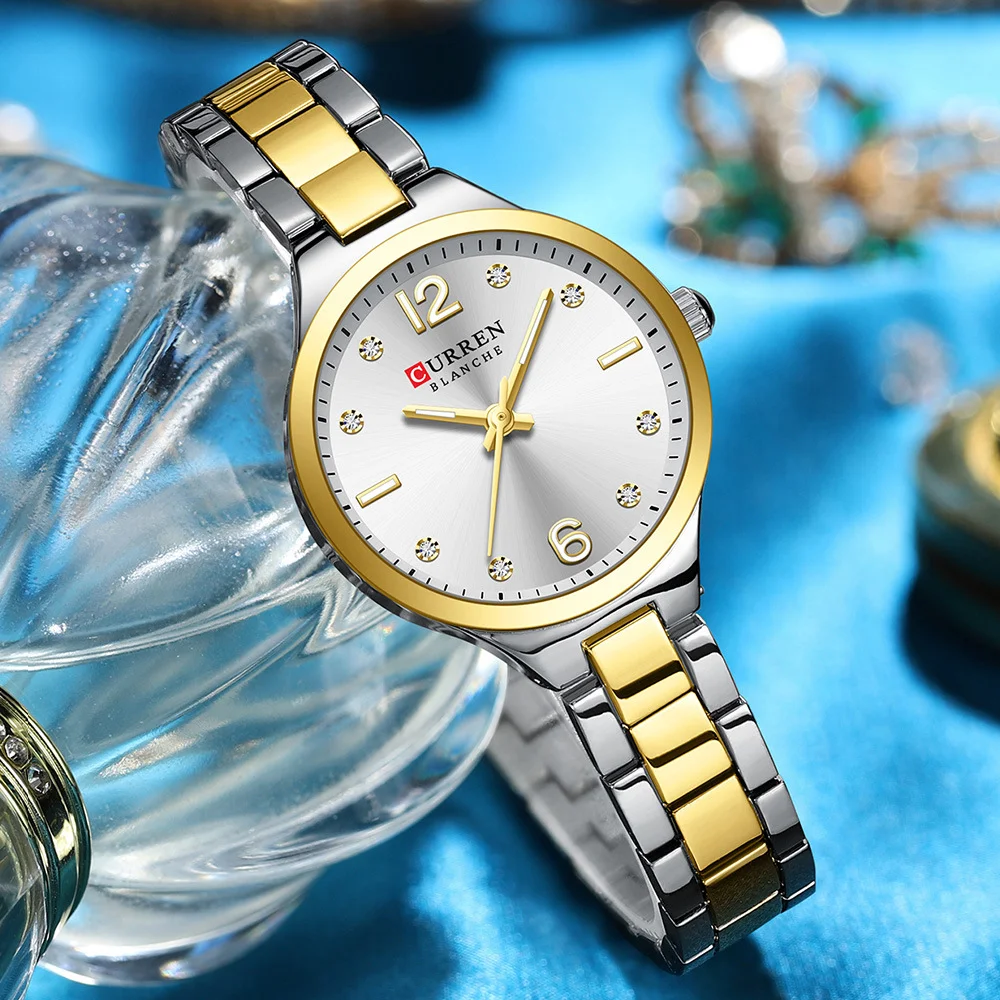 Curren 9105 Fashion Ladies Women Watches Waterproof Girl Wristwatch