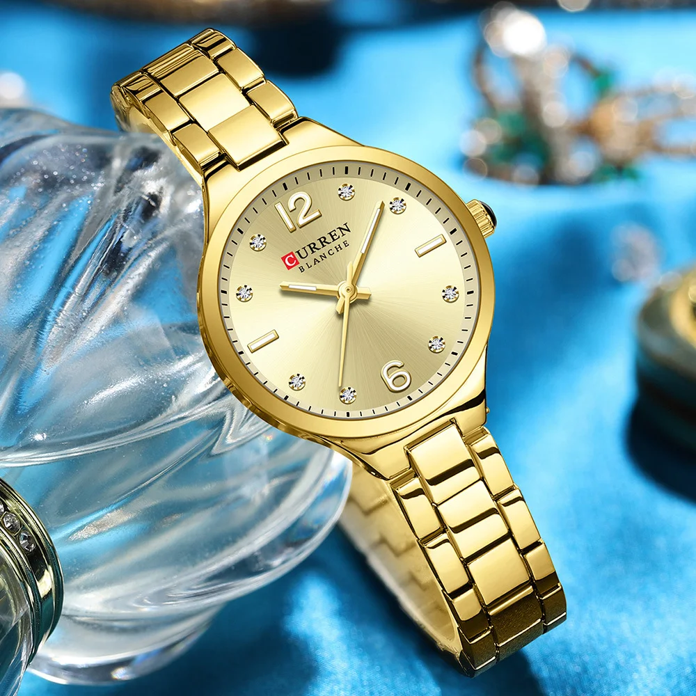 Curren 9105 Fashion Ladies Women Watches Waterproof Girl Wristwatch